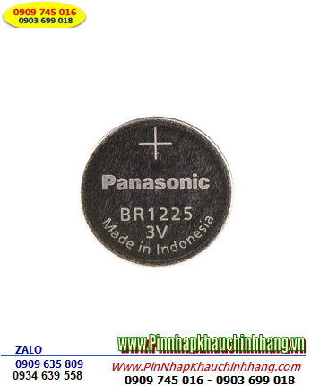 Panasonic BR1225, Pin 3v lithium Panasonic BR1225 chính hãng, Xuất xứ Indonesia 